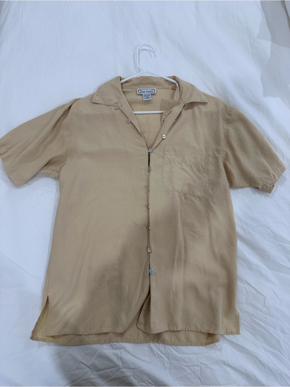 SilkLand Vintage Button Front Western Shirt